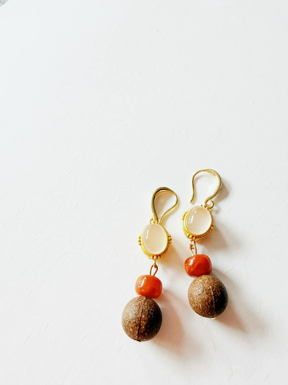 Autumn Reverie Fragrant Bead Earrings 梦秋