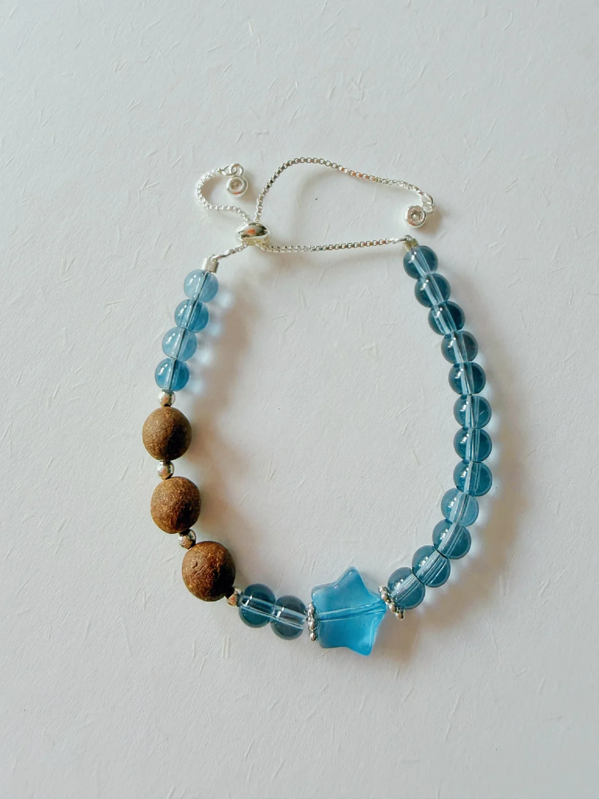 Starlit Blue Tide Adjustable Bracelet 星海微澜