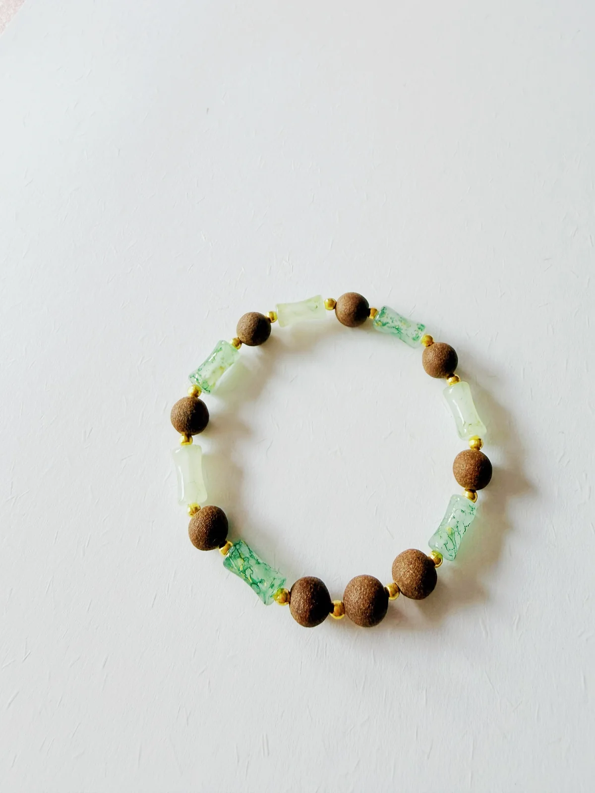 Verdant Mist Fragrant Bead Bracelet 青岚流光